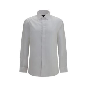 White Cotton Dress Shirt