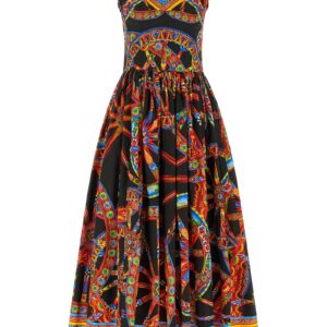 Multicolor Cotton Long Dress