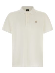 White Cotton Polo Shirt