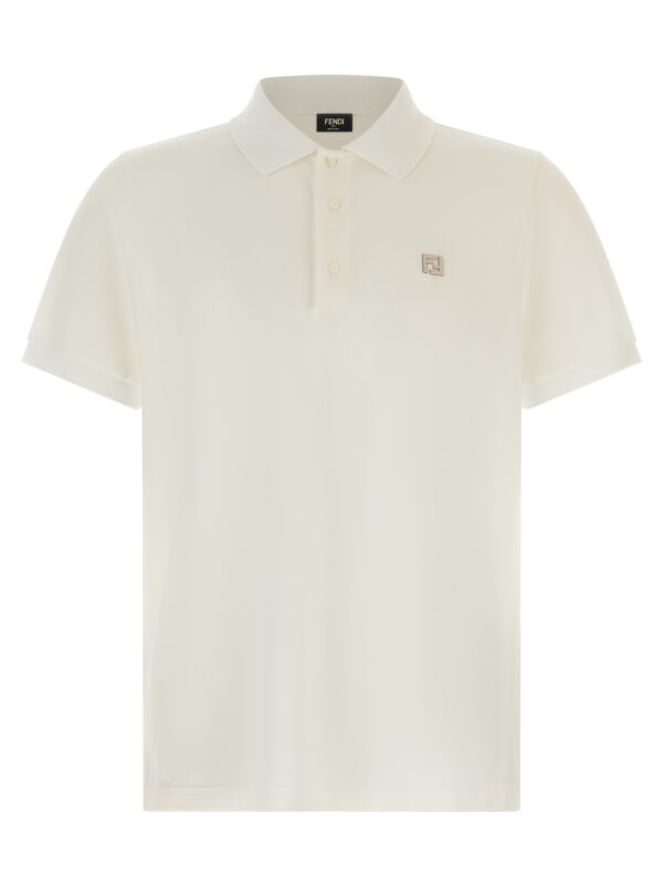 White Cotton Polo Shirt