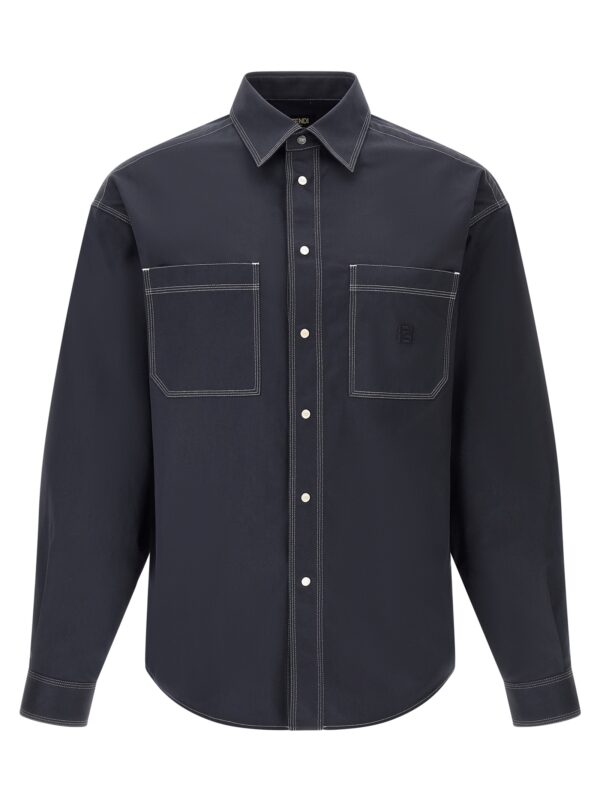 Blue Cotton Blouse