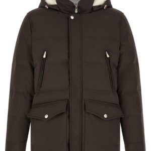 Brown Polyamide Parka