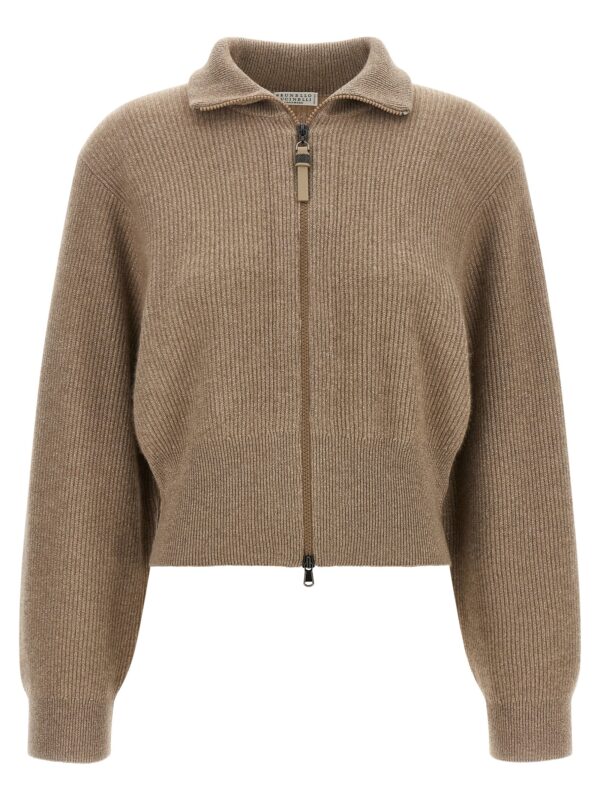 Brown Cashmere Cardigan