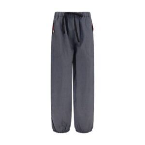 Gray Wool Oves Aries Casual Pants