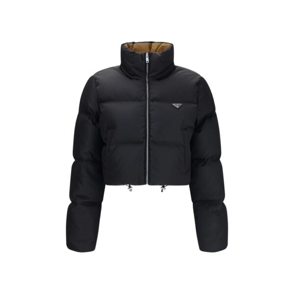 Black Goose Down Full-Length Jacket