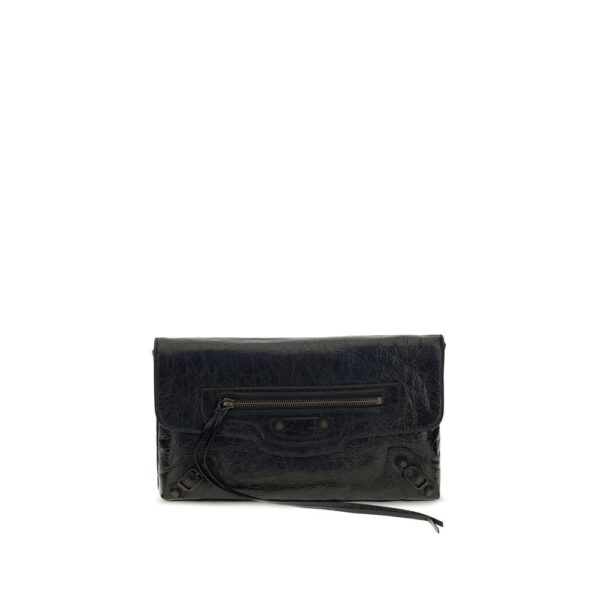 Black Lamb Ovis Aries Clutch Bag