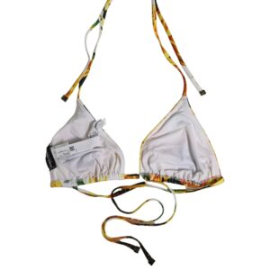 Multicolor Floral Halter Beachwear Bikini Top