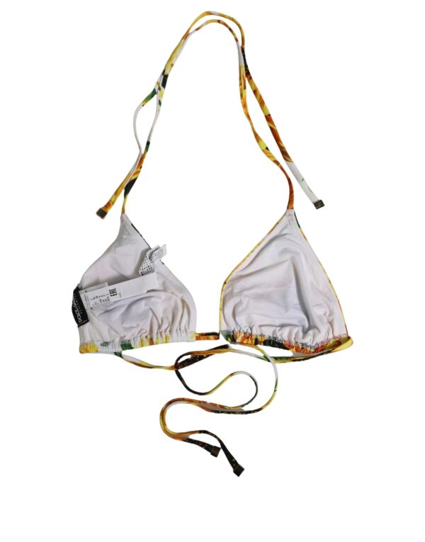 Multicolor Floral Halter Beachwear Bikini Top
