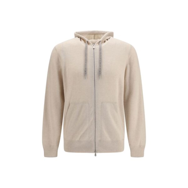 Beige Cashmere Sweatshirt