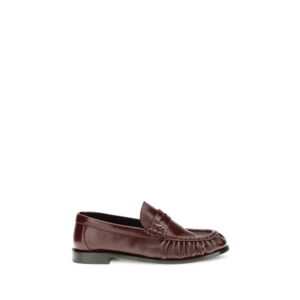 Bordeaux Lamb Ovis Aries Slip-On Loafers