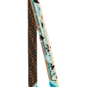 Multicolor Silk Foulard