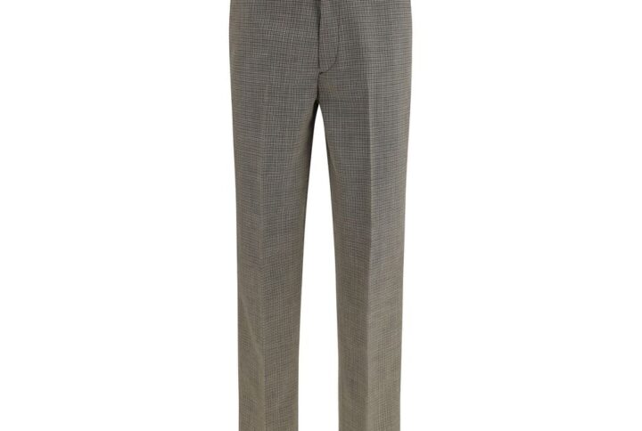 Brown Wool Oves Aries Dress Pants - Jag Couture London