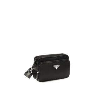 Black Nylon Shoulder Bag - Jag Couture London