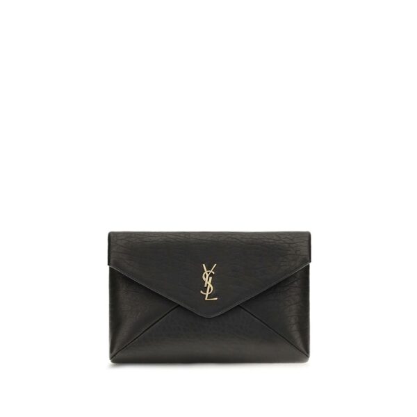 Black Lamb Ovis Aries Clutch Bag