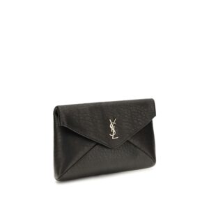 Black Lamb Ovis Aries Clutch Bag - Jag Couture London