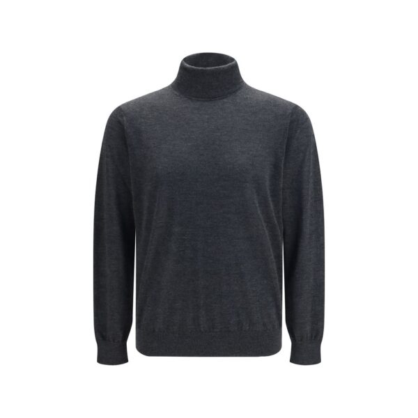 Gray Cashmere Turtleneck