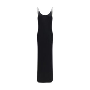 Black Viscose Casual Dress