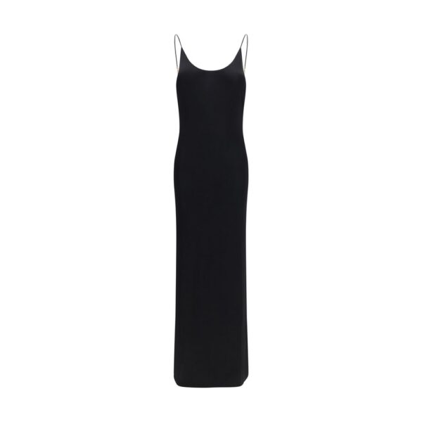 Black Viscose Casual Dress