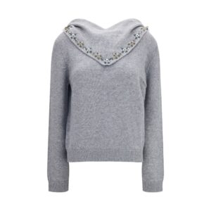 Gray Cashmere Sweatshirt