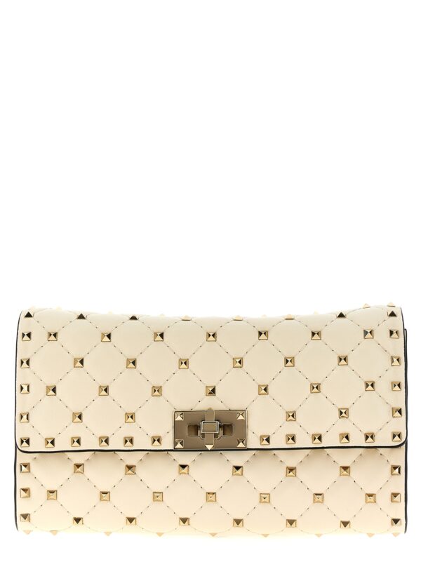 White Lamb Leather Shoulder Bag