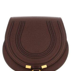 Brown Calfskin Crossbody Bag