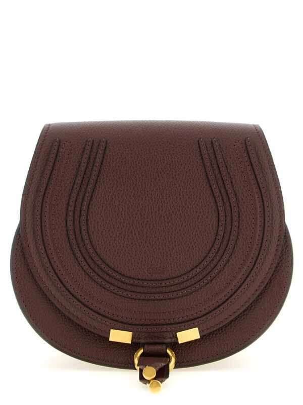Brown Calfskin Crossbody Bag