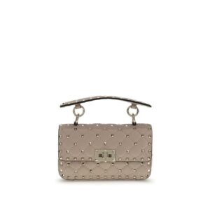 Beige Lamb Ovis Aries Handbag
