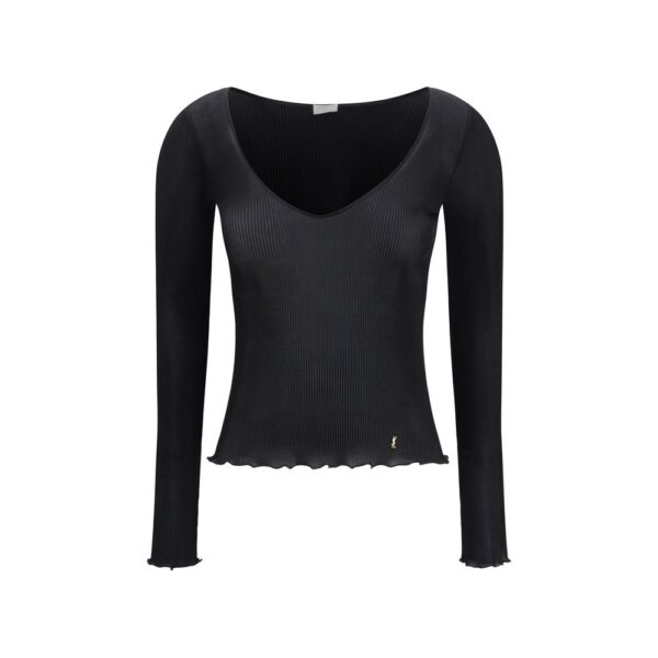 Black Silk Blouse