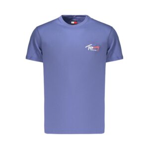 Blue Cotton Men's T-Shirt