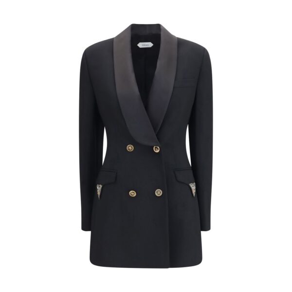 Black Wool Oves Aries Blazer