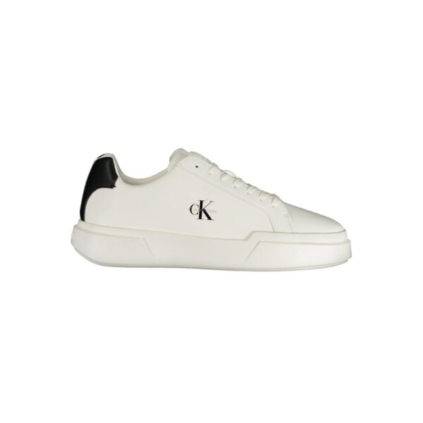 White Polyurethane Women’s Sneaker
