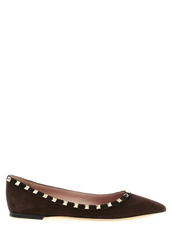 Brown Calfskin Ballet Flats