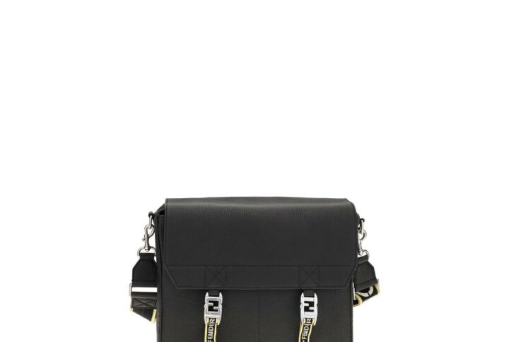 Black Calf Leather Bos Taurus Shoulder Bag | Jag Couture London – New York
