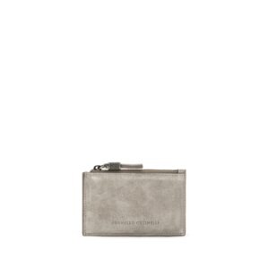 Gray Calf Leather Bos Taurus Wallet