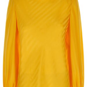 Bicolor Silk Blouse