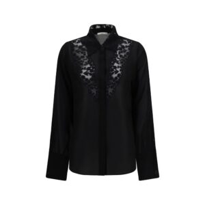 Black Silk Blouse