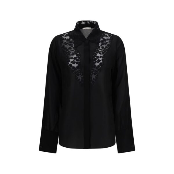 Black Silk Blouse