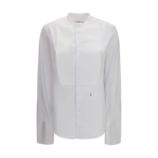 White Cotton Dress Shirt