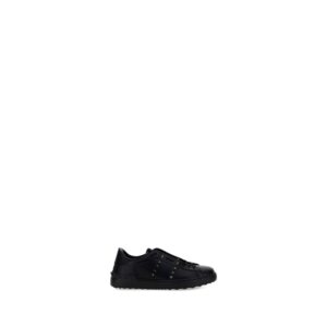 Black Calf Leather Bos Taurus Sneakers