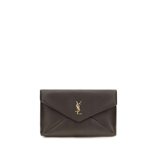 Brown Lamb Ovis Aries Clutch Bag