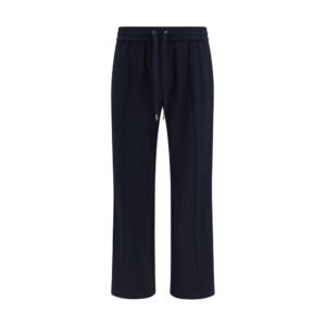 Blue Polyamide Athletic Pants