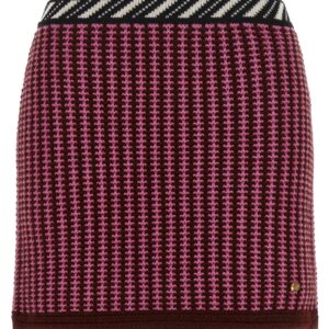 Multicolor Virgin Wool Long Skirt