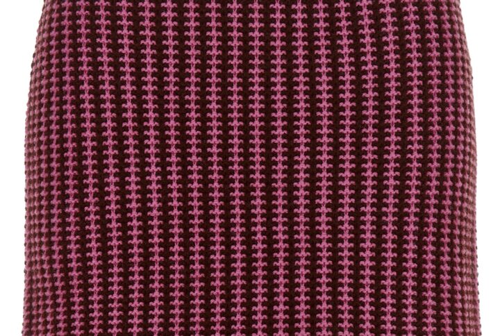 Multicolor Virgin Wool Long Skirt | Jag Couture London – New York