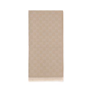 Beige Wool Oves Aries Foulard