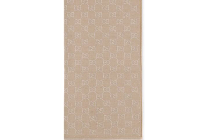 Beige Wool Oves Aries Foulard