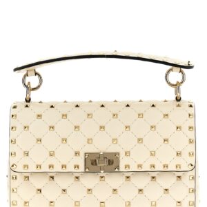 White Lamb Leather Shoulder Bag
