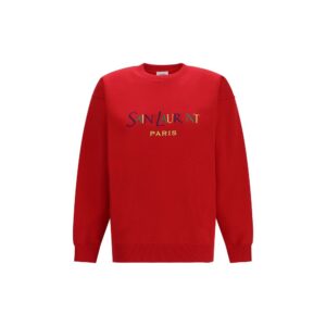 Red Cotton Sweatshirt