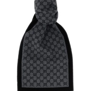 Gray Wool Scarf
