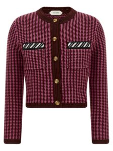 Multicolor Virgin Wool Cardigan