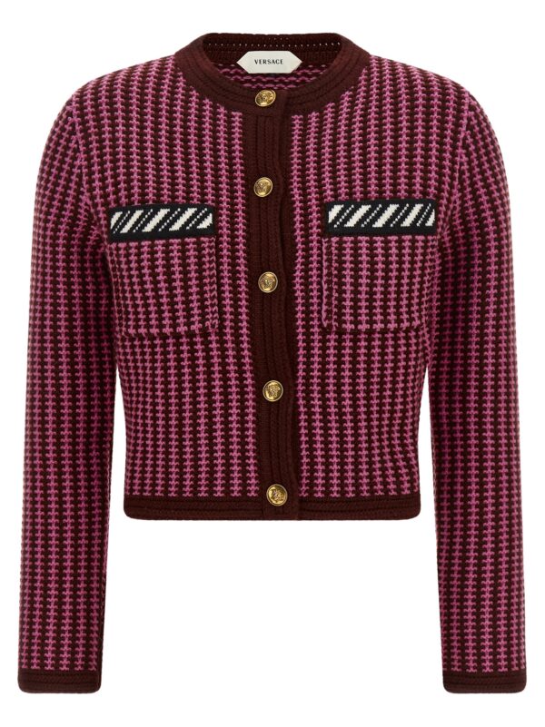 Multicolor Virgin Wool Cardigan
